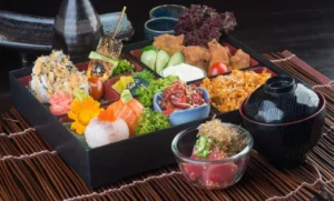 Hanami-themed snacks