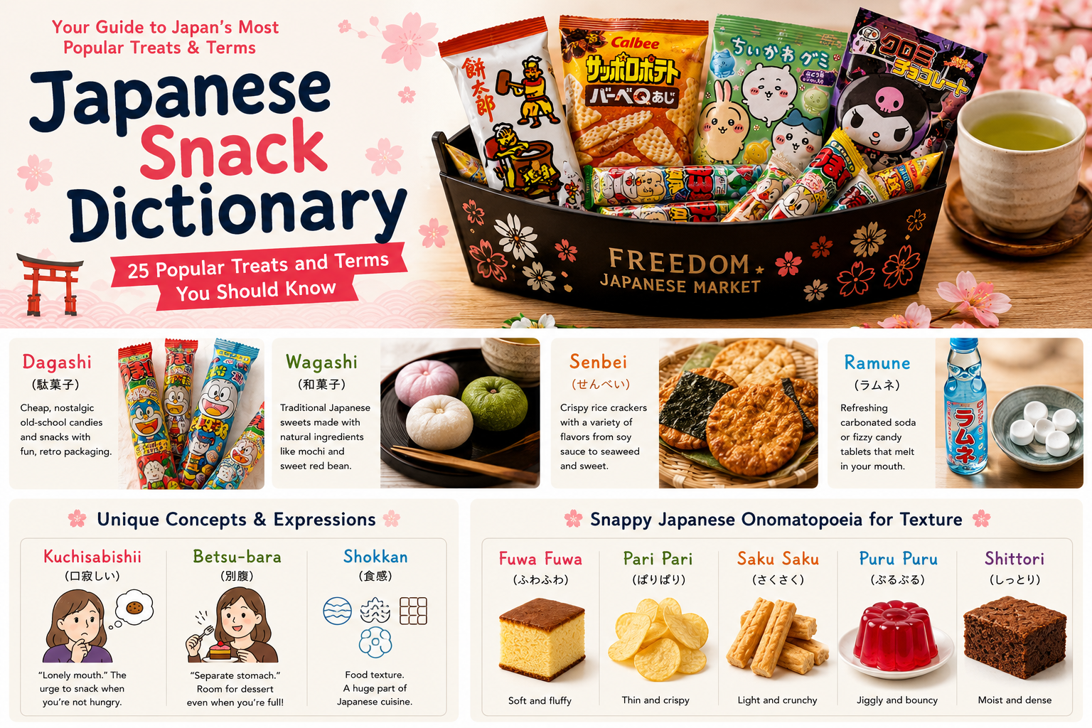 Japanese Snack Dictionary: 25 Popular Treats and Terms You Should Know
